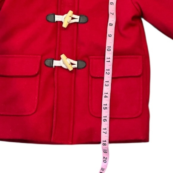 Kids JoJo Mama Bebe Vibrant Red 18-24 Month Toggle Jacket with Zipper - Picture 10 of 16